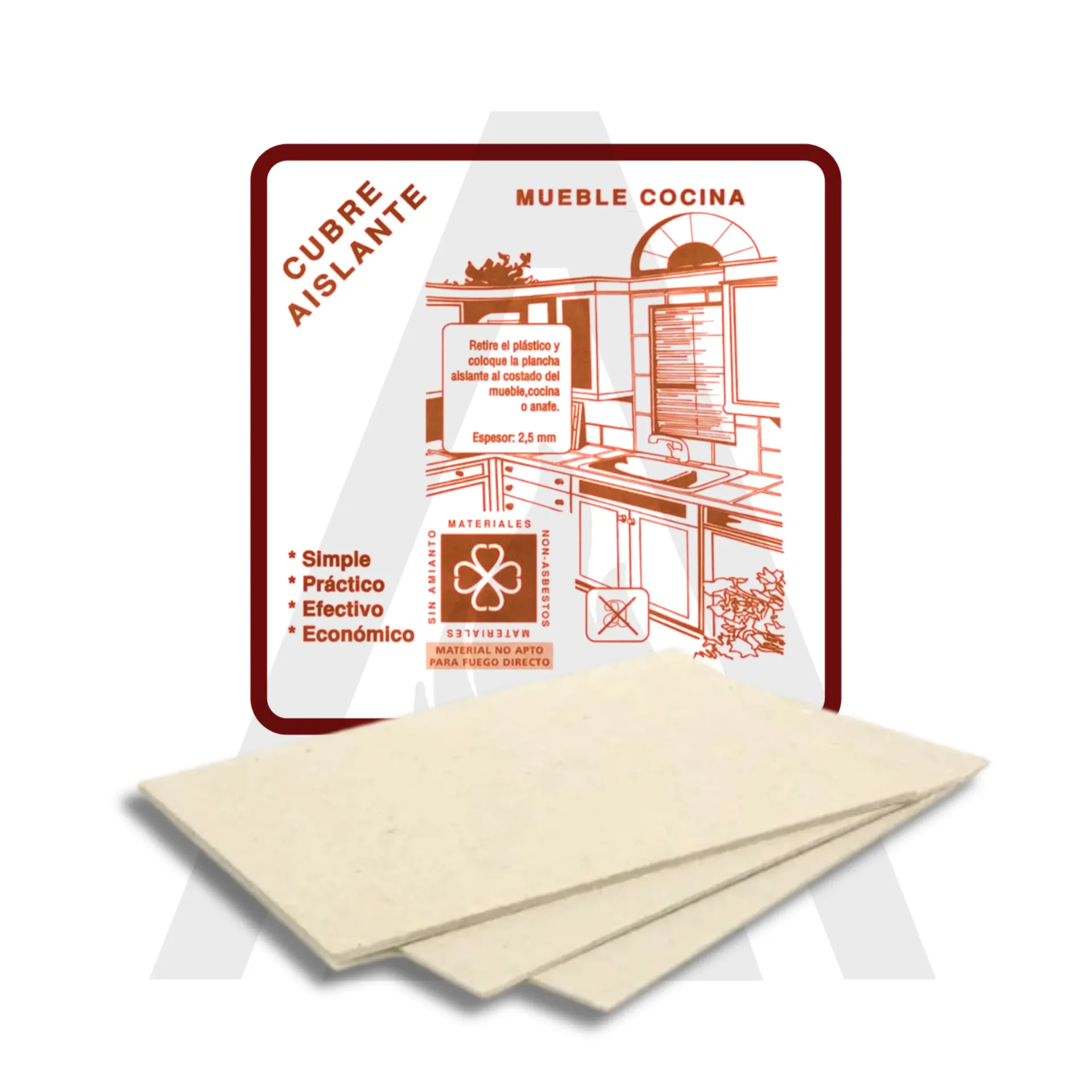 AISLANTE PARA MUEBLES 350ºC