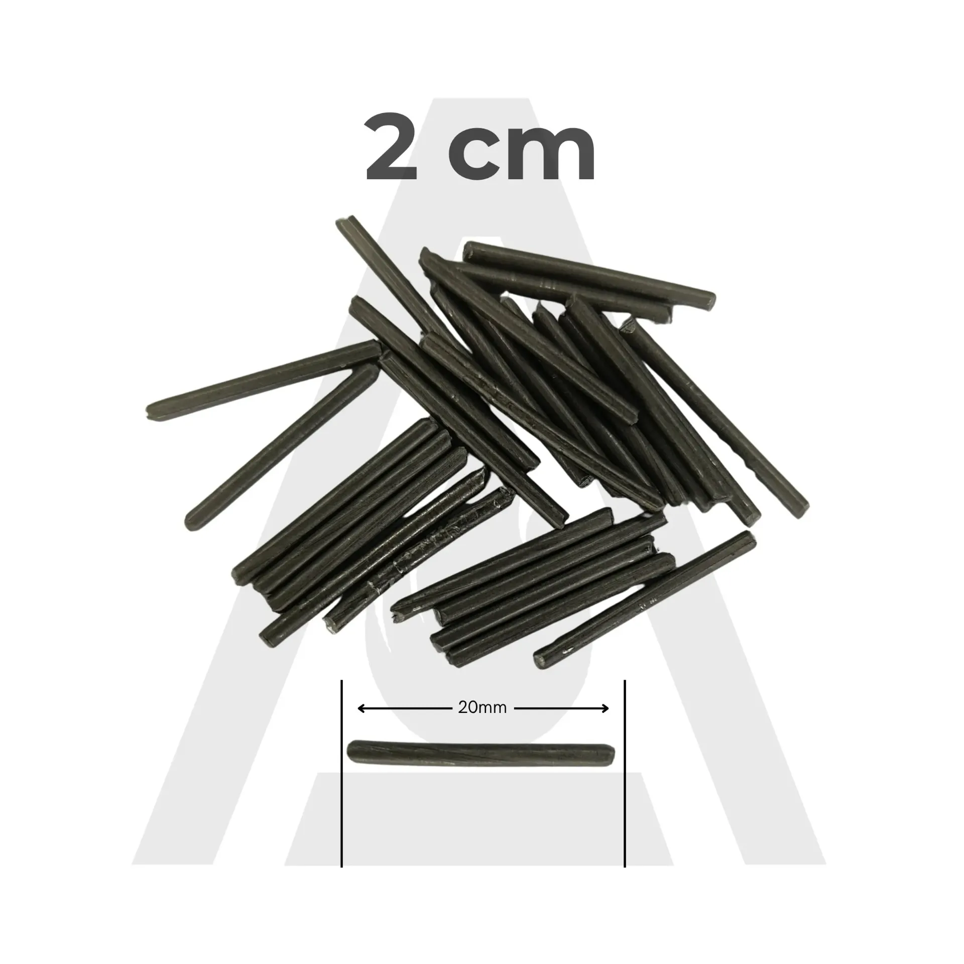 PINES PARA SOPORTES 2cm de largo pack x 30u