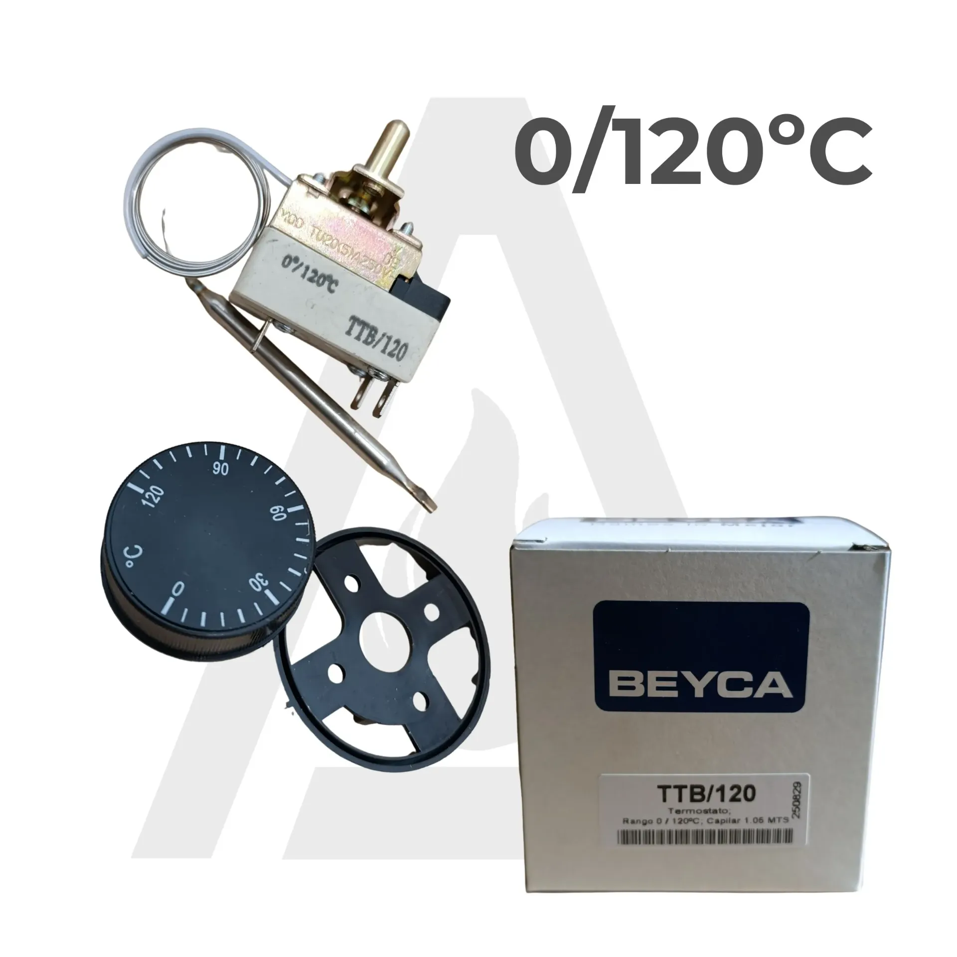 [TTB/120] TERMOSTATO MECANICO 0-120ºC CON CAPILAR