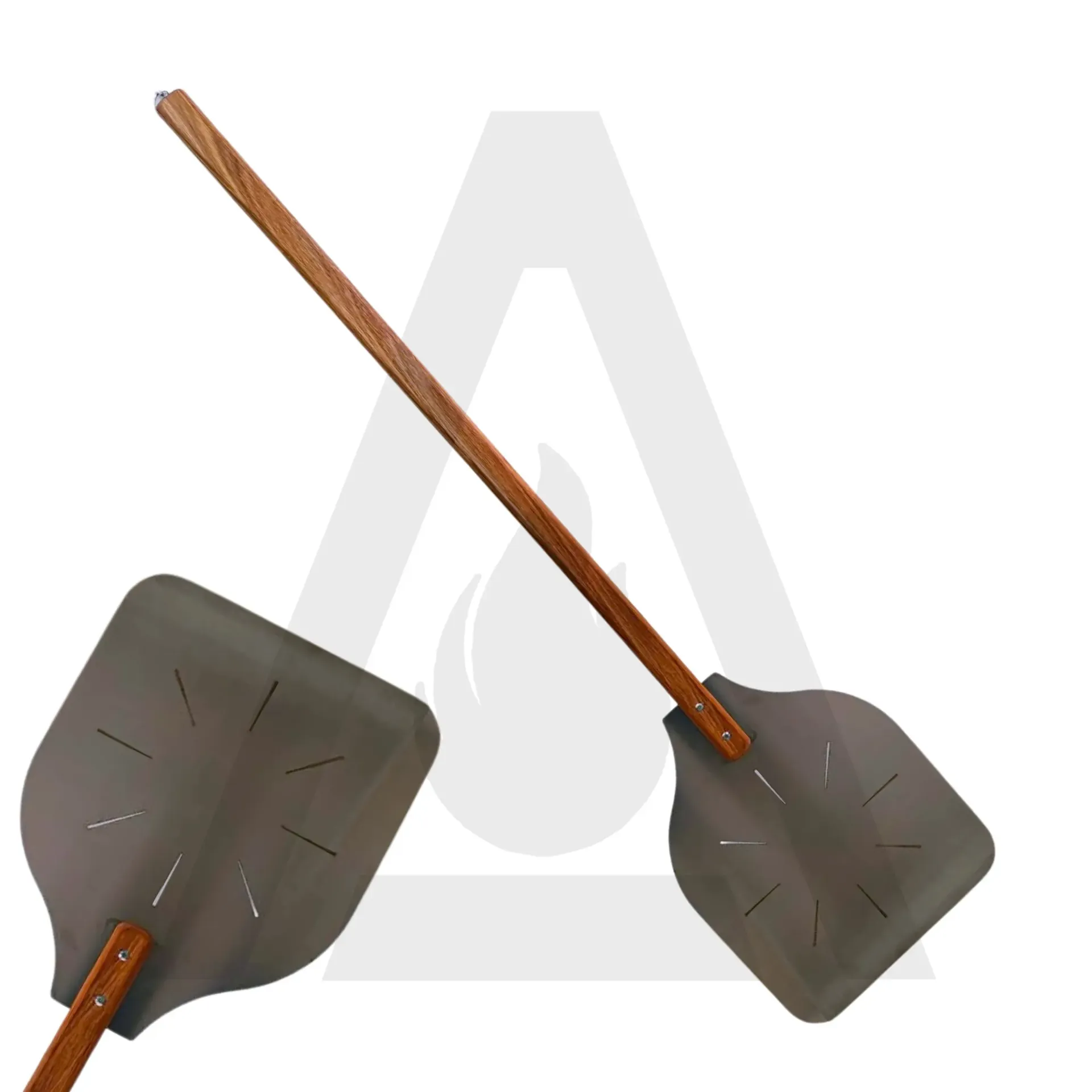 [GAST-00035-AI] PALA PIZZERA LARGA ACERO INOXIDABLE DE CHAPA PARA HORNOS 30X34