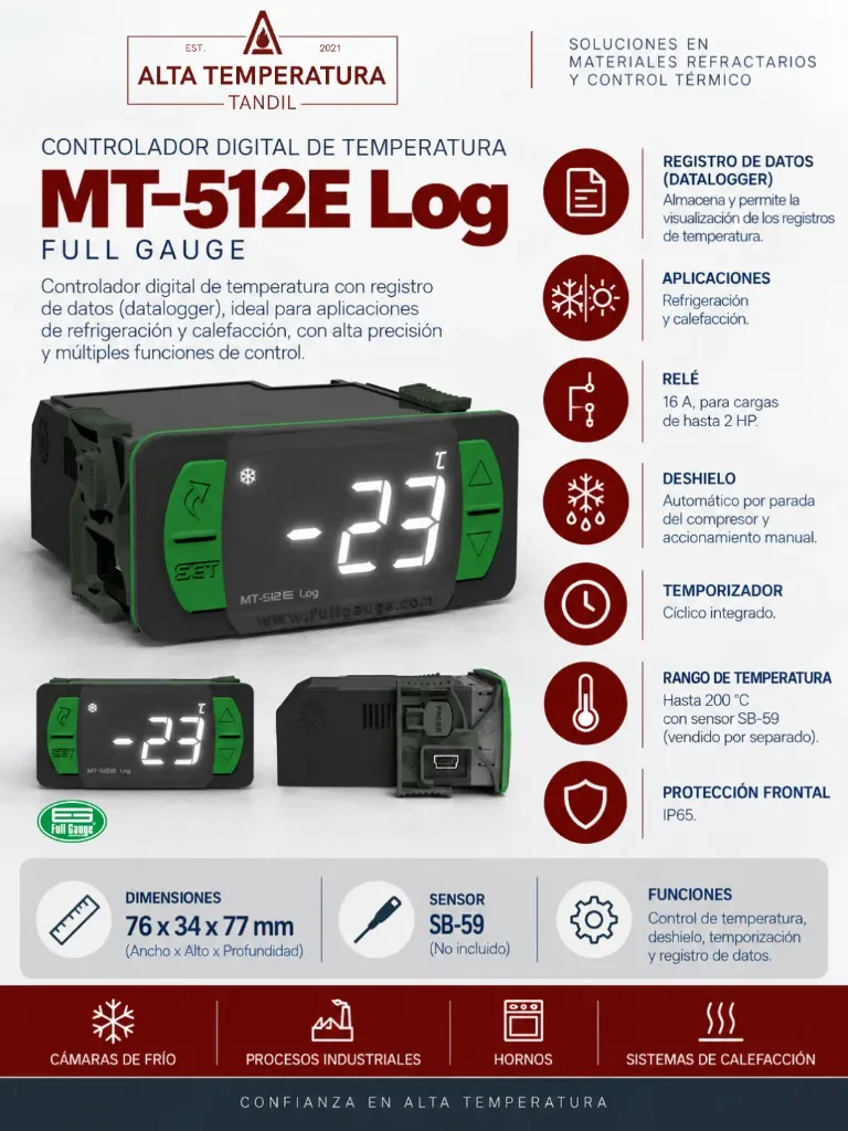 MT-512E LOG - CONTROLADOR FULL GAUGE